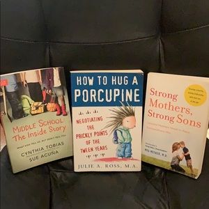 Books:  all about raising sons and tweens